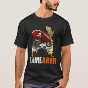Video Game Controller Halloween Pirate Costume Boy T-Shirt