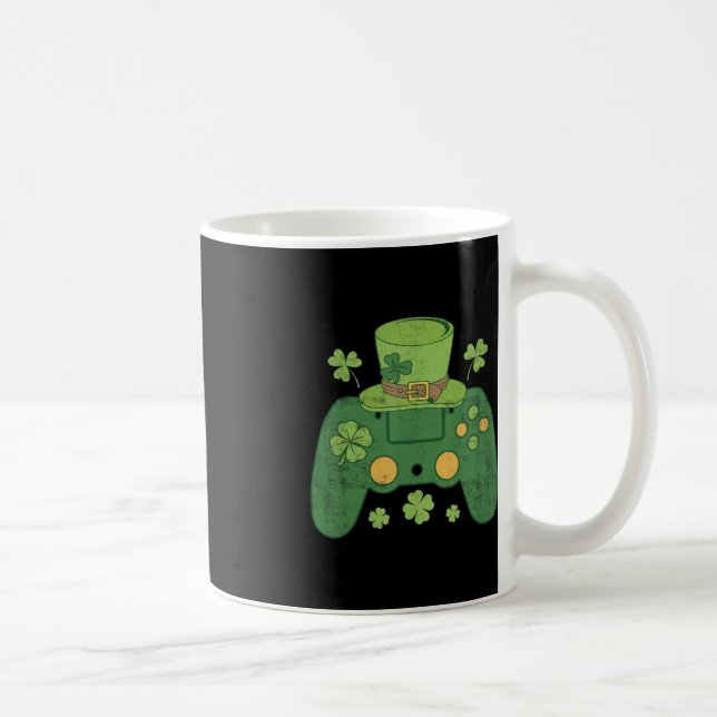 Video Game Controller Irish Gamer Boys Happy St Pa Coffee Mug (Right)