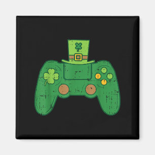 Video Game Controller Irish Gamer Boys St Patricks Magnet