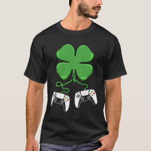 Video Game Controller Irish Gamer Boys St Patricks T-Shirt