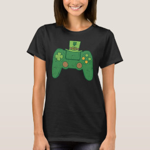 Video Game Controller Irish Gamer Boys St Patricks T-Shirt