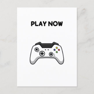 Video Game Controller Postcard
