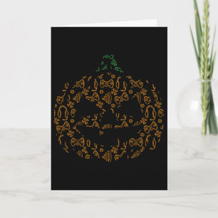 Video-game Controller Pumpkin Halloween Costume Ga Card