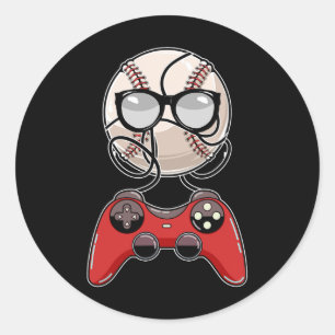 Video-game Controller Sell Gaming Sports Player Ga Classic Round Sticker