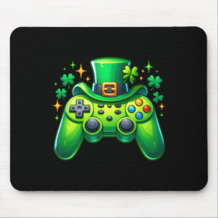 Video Game Controller St Patricks Day Gamer Irish Mouse Pad