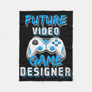 Video Game Designer Birthday Boy Gaming Shirt Game Fleece Blanket