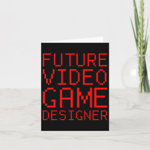 Video Game Designer Kid's Card