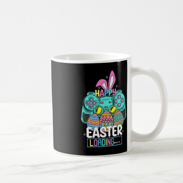 Video Game Easter Bunny Gaming Controller Gamer Bo Coffee Mug (Right)