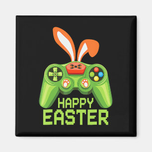 Video Game Easter Bunny Gaming Controller Gamer Bo Magnet