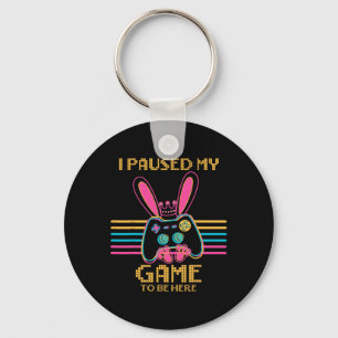 Video Game Easter Bunny Gaming Controller Gamer Gi Key Ring