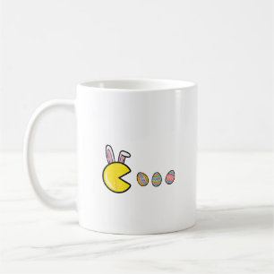 Video Game Eating Easter Eggs Retro Gamer Men Boys Coffee Mug
