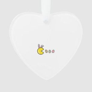 Video Game Eating Easter Eggs Retro Gamer Men Boys Ornament