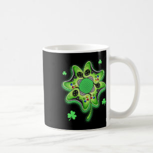 Video Game Four Leaf Clover St. Patrick's Day Game Coffee Mug