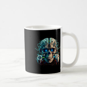 Video Game Gamer Amorphous Creature Skull Gaming C Coffee Mug
