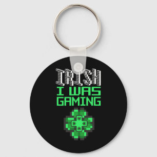 Video Game Gaming St Patricks Day Gamer T Shirts F Key Ring