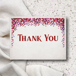 Video Game Geek Wedding Thank You Card