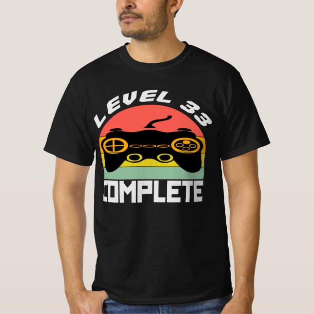 VIDEO GAME – LEVEL 33. T-Shirt (Front)