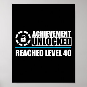 Video Game Level 40 Shirt1  Poster