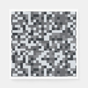 Video Game Level Up Pixel Birthday Party Napkin