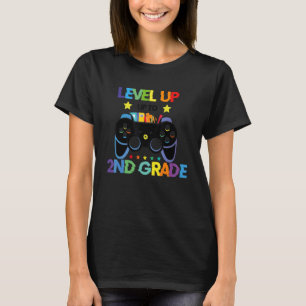 Video Game Level Up To 2nd Grade Team Second Grade T-Shirt