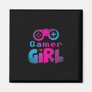 Video Game Nerd E Sport Gaming Girl Gamer Gift Magnet