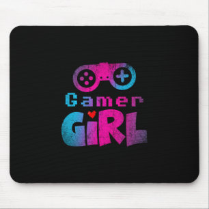 Video Game Nerd E Sport Gaming Girl Gamer Gift Mouse Pad