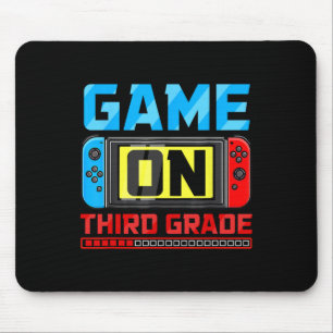 Video Game On Third Grade Gamer Byck To School Fir Mouse Pad