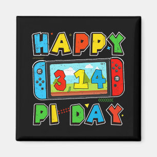 Video Game Pi Day Gamer Math Teacher Kids Boys Men Magnet