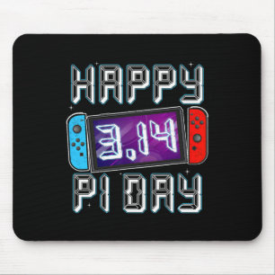 Video Game Pi Day Gamer Math Teacher Kids Boys Men Mouse Pad