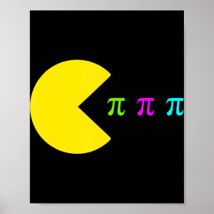 Video Game Pi Day Gamer Math Teacher Kids Boys Men Poster