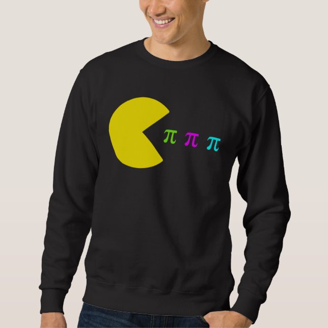 Video Game Pi Day Gamer Math Teacher Kids Boys Men Sweatshirt (Front)