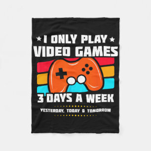 Video Game Player - Pc Console Online Gaming - Fun Fleece Blanket