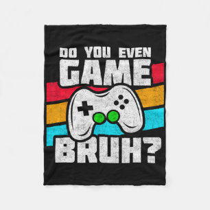 Video Game Player - Pc Console Online Gaming - Fun Fleece Blanket