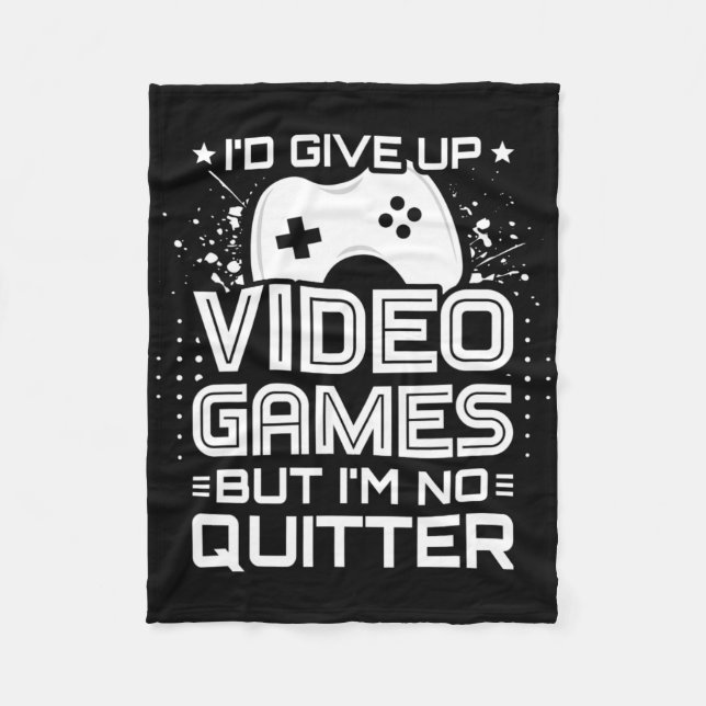 Video Game Player - Pc Console Online Gaming - Fun Fleece Blanket (Front)