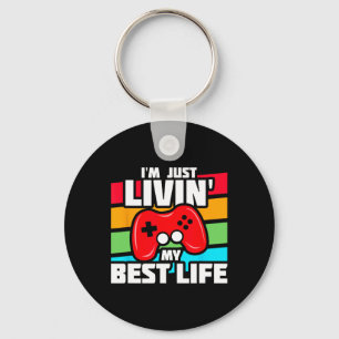 Video Game Player - Pc Console Online Gaming - Fun Key Ring