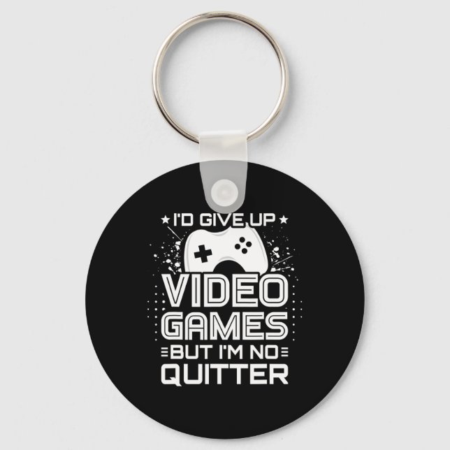 Video Game Player - Pc Console Online Gaming - Fun Key Ring (Front)