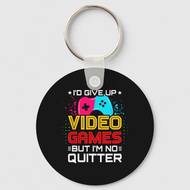 Video Game Player - Pc Console Online Gaming - Fun Key Ring (Front)