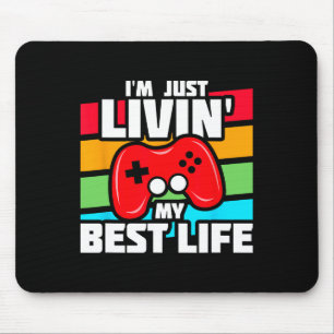 Video Game Player - Pc Console Online Gaming - Fun Mouse Pad