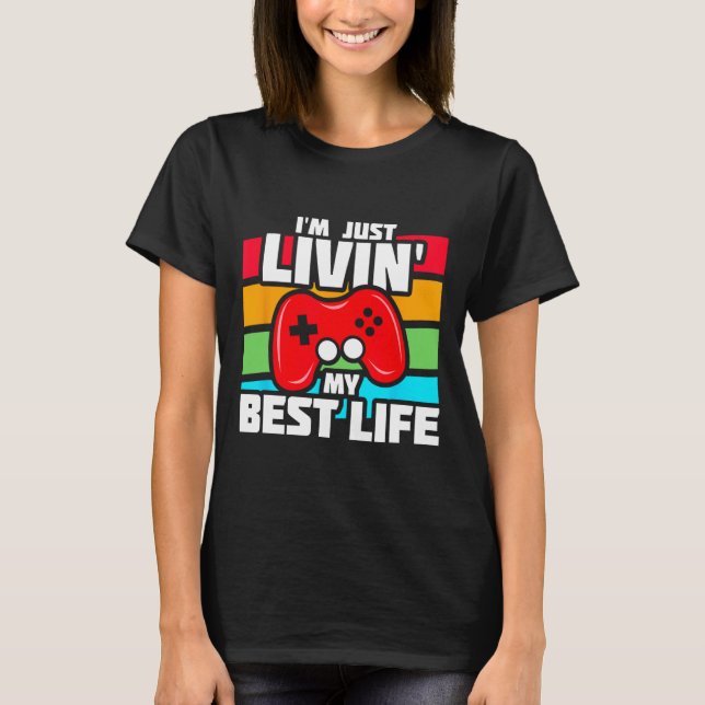 Video Game Player - Pc Console Online Gaming - Fun T-Shirt (Front)