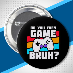 Video Game Player - Video Gaming - Funny Gamer 6 Cm Round Badge