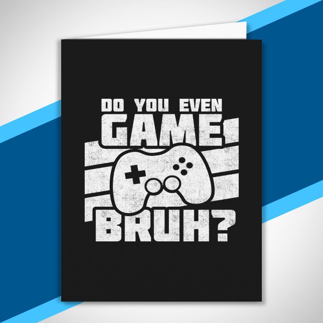 Video Game Player - Video Gaming - Funny Gamer Card (Creator Uploaded)
