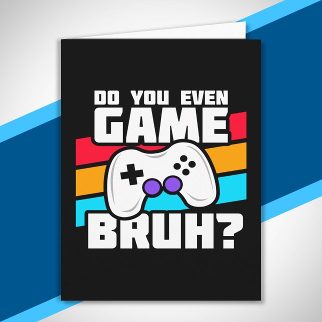 Video Game Player - Video Gaming - Funny Gamer Card (Creator Uploaded)