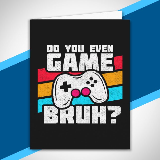 Video Game Player - Video Gaming - Funny Gamer Card (Creator Uploaded)