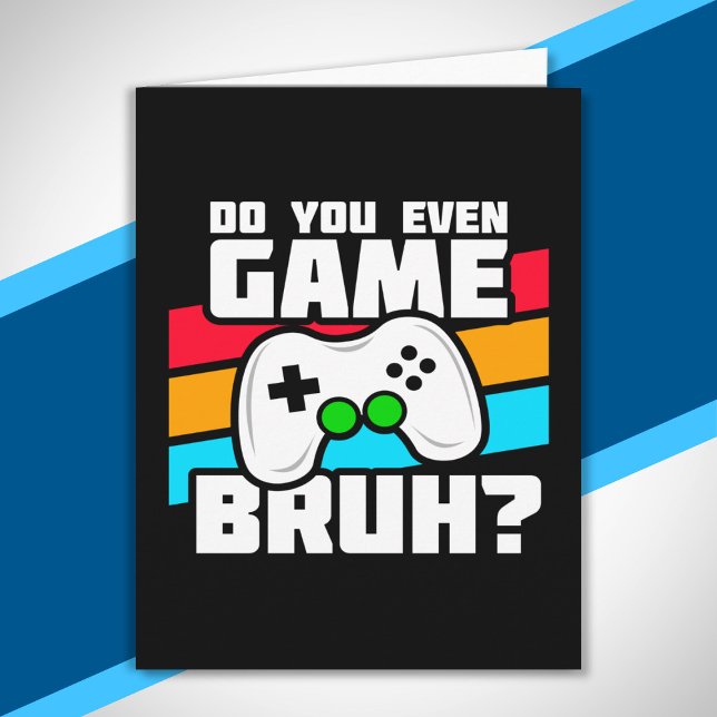 Video Game Player - Video Gaming - Funny Gamer Card (Creator Uploaded)