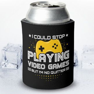 Video Game Player - Video Gaming - Video Gamer Can Cooler