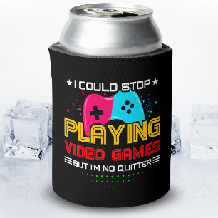 Video Game Player - Video Gaming - Video Gamer Can Cooler