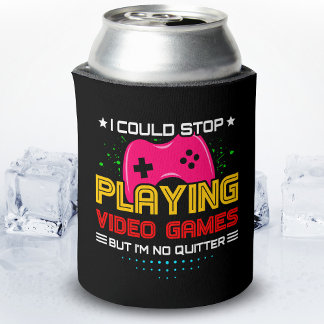 Video Game Player - Video Gaming - Video Gamer Can Cooler