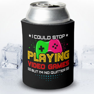 Video Game Player - Video Gaming - Video Gamer Can Cooler
