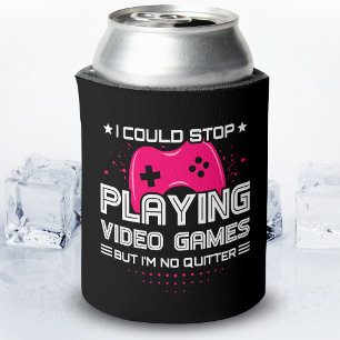 Video Game Player - Video Gaming - Video Gamer Can Cooler