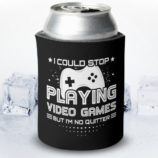 Video Game Player - Video Gaming - Video Gamer Can Cooler